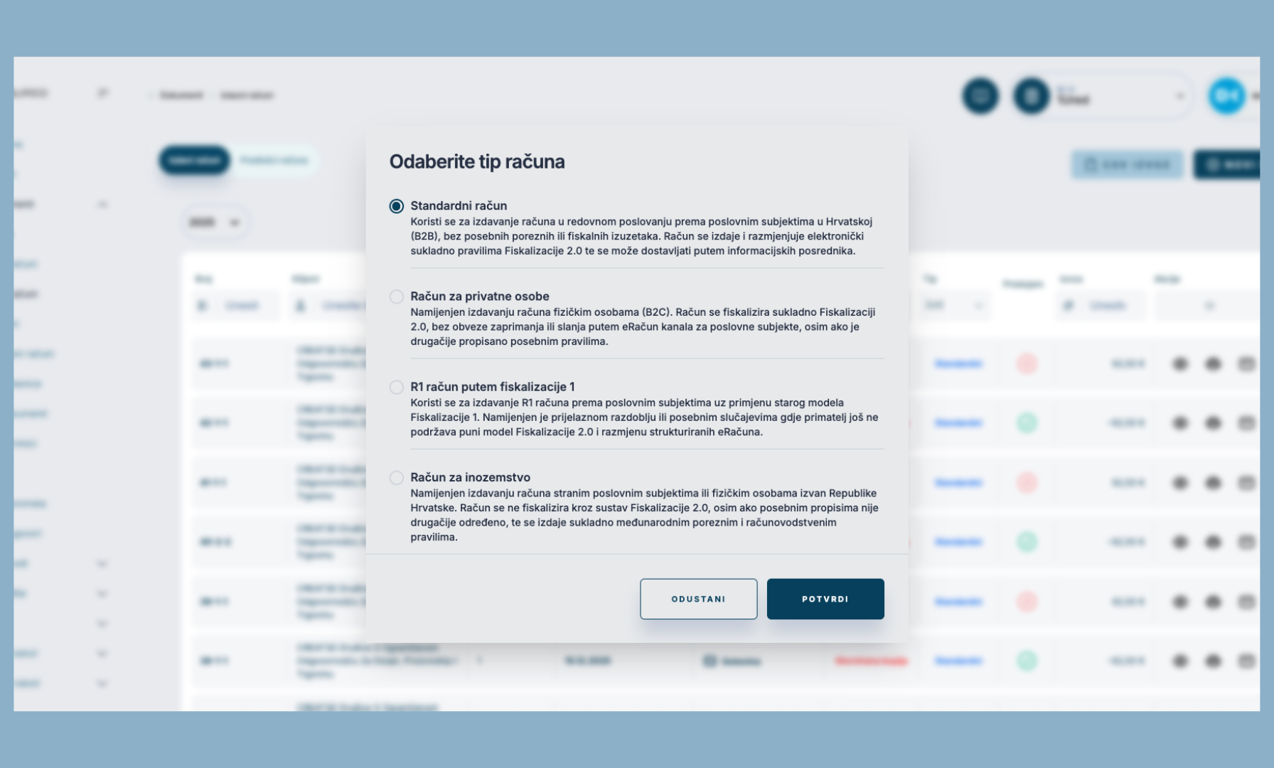 1URED - vrste racuna