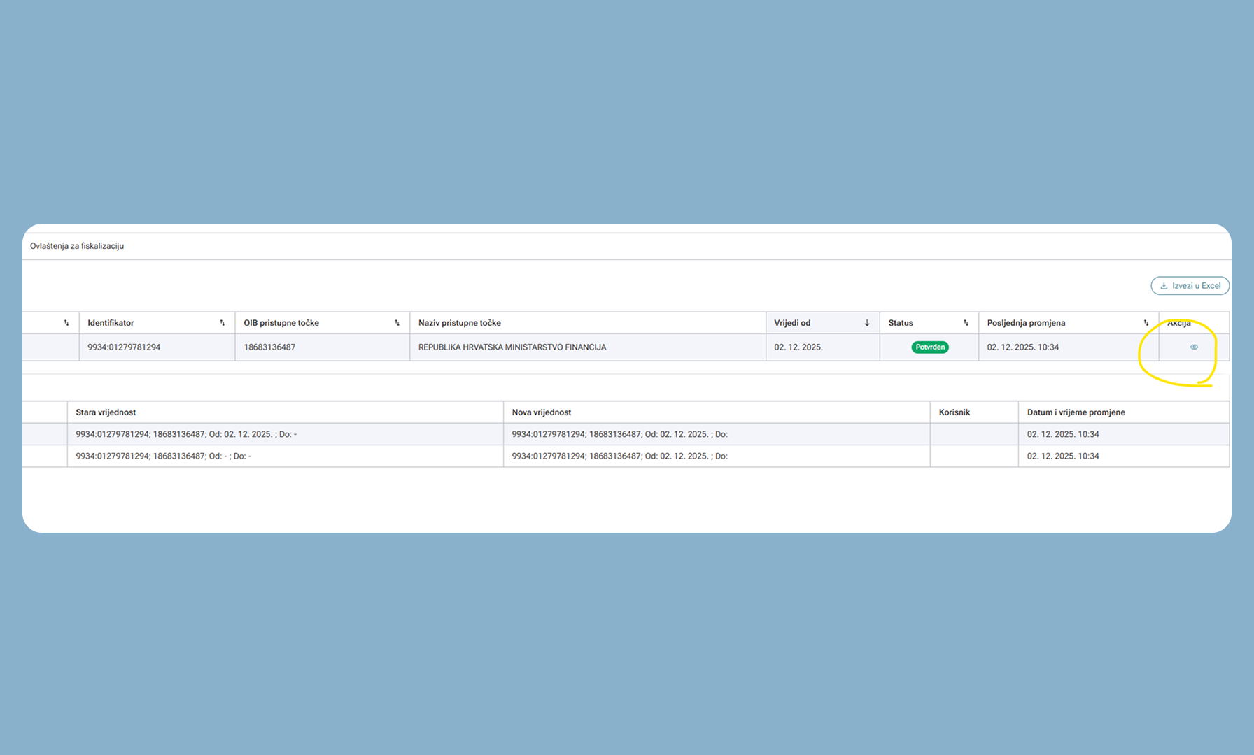 Postavljanje FiskAplikacije - korak 3