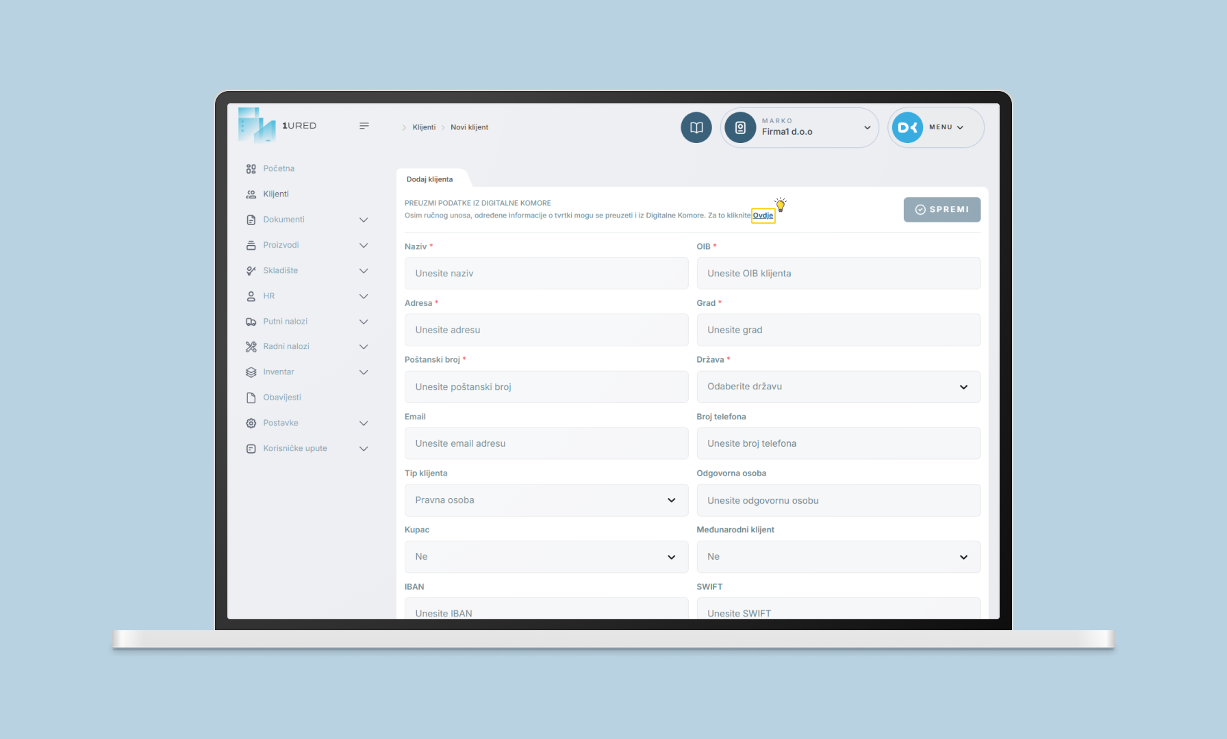 1URED - Vodic kroz racune - klijenti 2