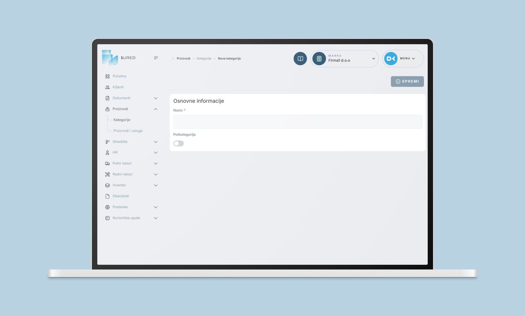 1URED - Vodic kroz racune - kategorije2