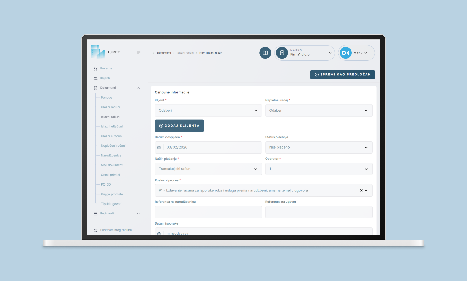 1URED - Vodic kroz racune - eracun3