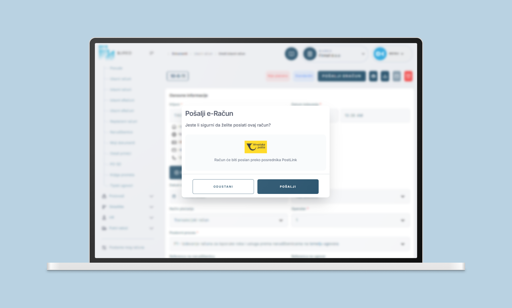 1URED - Vodic kroz racune - eracun posalji 4