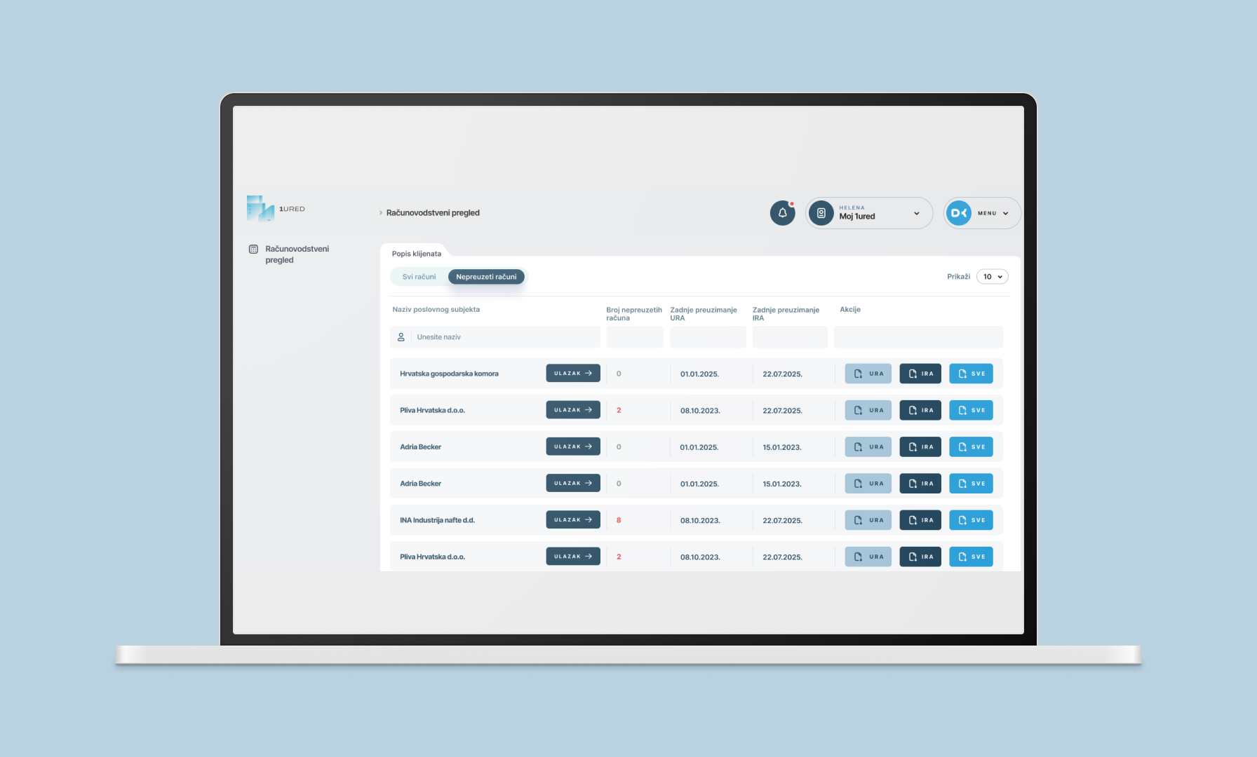 1URED - Vodic kroz racune - racunovoda